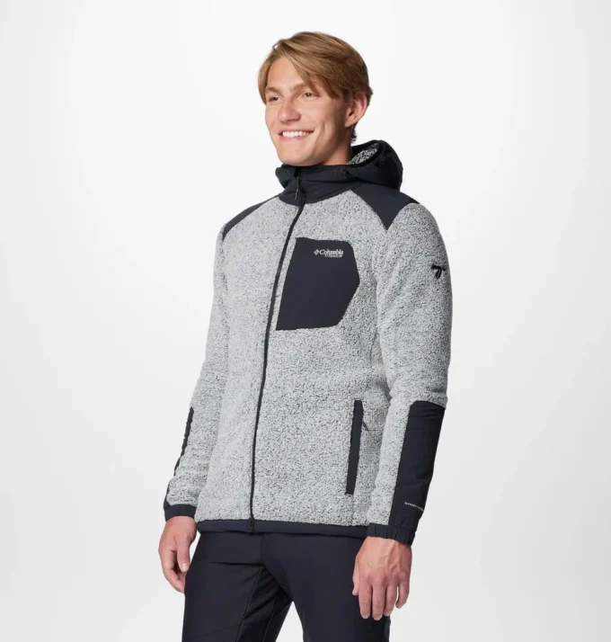 Herren Arctic Crest™ Sherpa Fleecejacke mit durchgehendem Reißverschluss