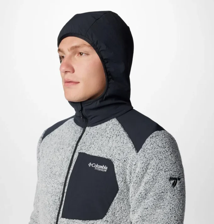 Herren Arctic Crest™ Sherpa Fleecejacke mit durchgehendem Reißverschluss