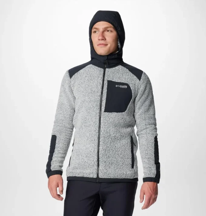 Herren Arctic Crest™ Sherpa Fleecejacke mit durchgehendem Reißverschluss
