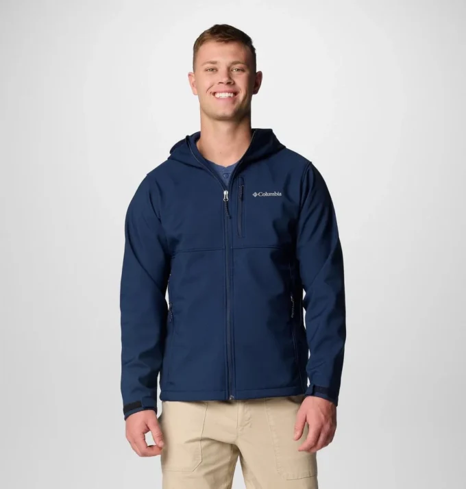Herren Ascender™ II Softshell-Jacke mit Kapuze – Lang