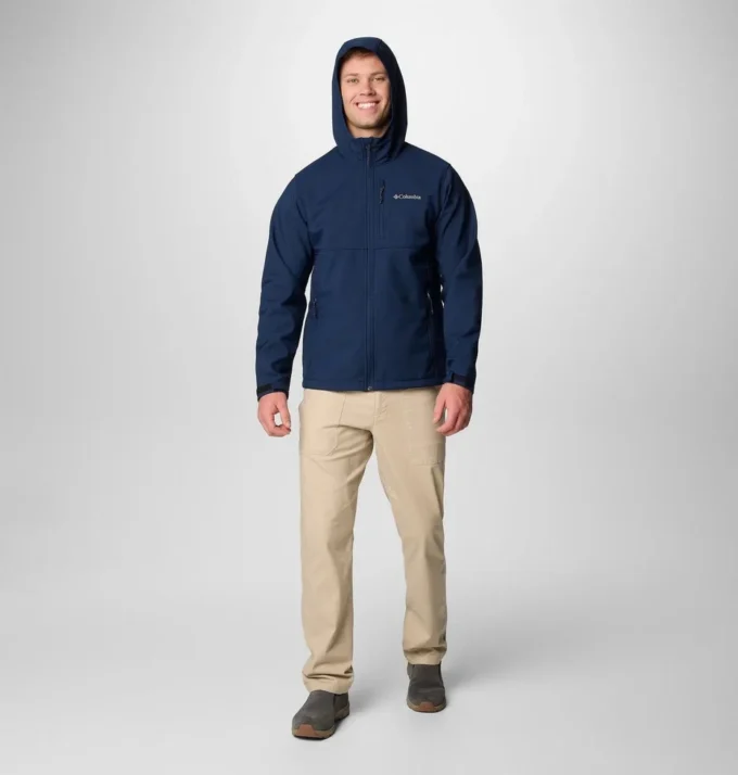 Herren Ascender™ II Softshell-Jacke mit Kapuze – Lang