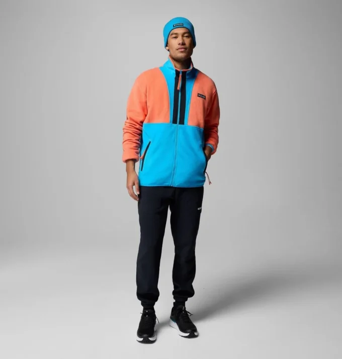 Herren Backbowl™ II Fleecejacke mit durchgehendem Reißverschluss