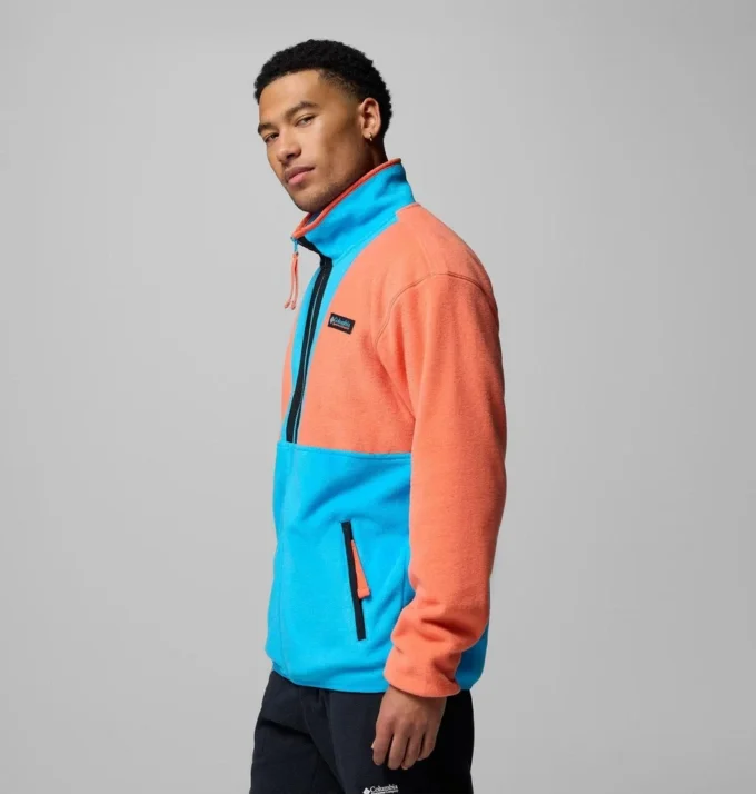 Herren Backbowl™ II Fleecejacke mit durchgehendem Reißverschluss