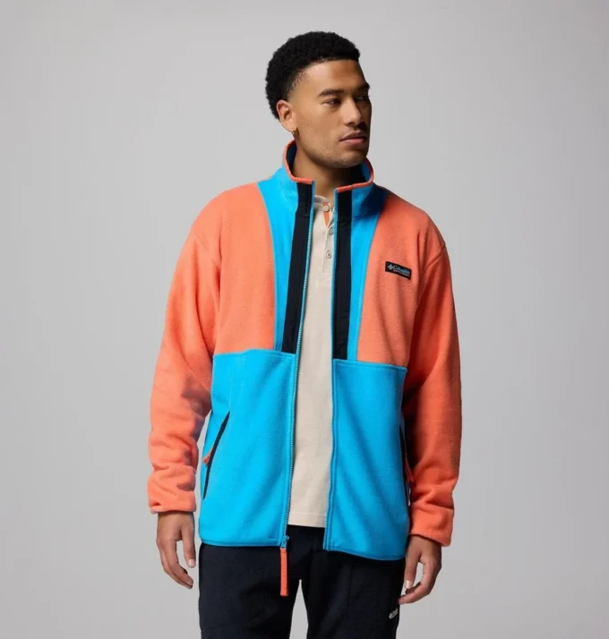 Herren Backbowl™ II Fleecejacke mit durchgehendem Reißverschluss