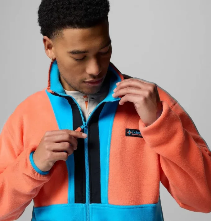 Herren Backbowl™ II Fleecejacke mit durchgehendem Reißverschluss