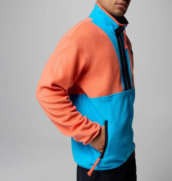 Herren Backbowl™ II Fleecejacke mit durchgehendem Reißverschluss