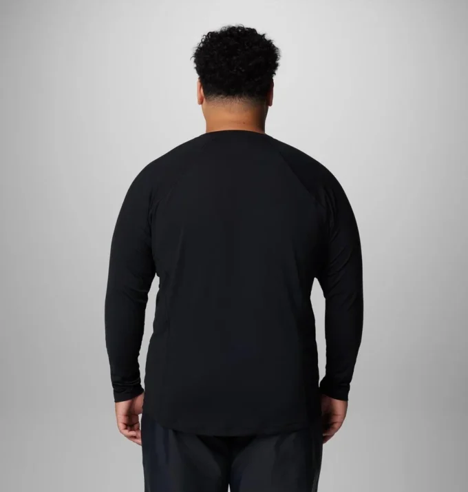 Herren-Baselayer-Shirt mit Rundhalsausschnitt und mittlerer Stärke – groß