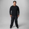 Herren-Baselayer-Shirt mit Rundhalsausschnitt und mittlerer Stärke – groß
