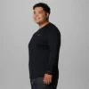 Herren-Baselayer-Shirt mit Rundhalsausschnitt und mittlerer Stärke – groß