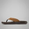 Herren Boatside™ Leder-Flip-Flops