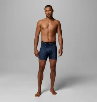 Herren Boxershorts mit 360°-Stretch und Aufdruck, 3er-Pack
