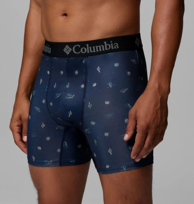 Herren Boxershorts mit 360°-Stretch und Aufdruck, 3er-Pack