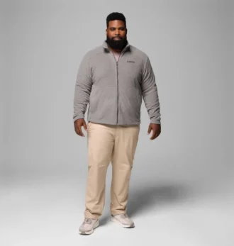 Herren Castle Dale™ Fleecejacke mit durchgehendem Reißverschluss – Big