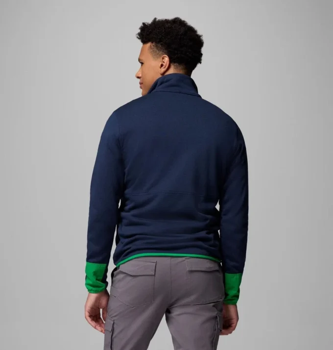 Herren-College-Jacke Columbia Hike™ mit halbem Reißverschluss – Notre Dame