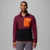 Herren-College-Jacke Columbia Hike™ mit halbem Reißverschluss – Virginia Tech