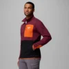Herren-College-Jacke Columbia Hike™ mit halbem Reißverschluss – Virginia Tech