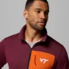 Herren-College-Jacke Columbia Hike™ mit halbem Reißverschluss – Virginia Tech