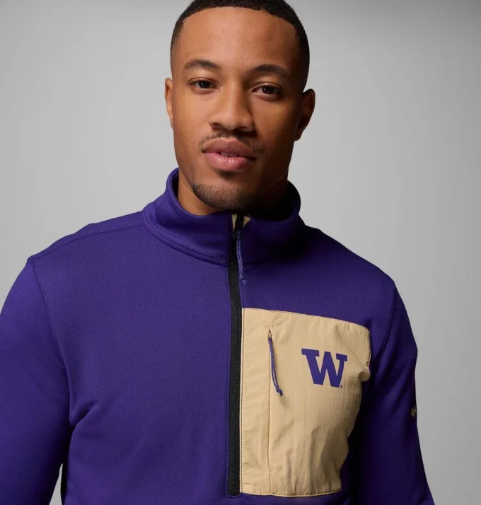 Herren-College-Jacke Columbia Hike™ mit halbem Reißverschluss – Washington