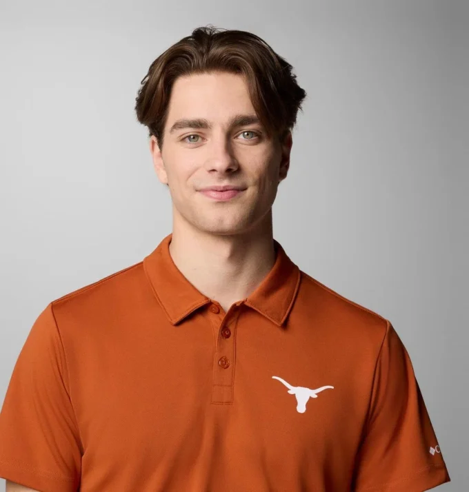 Herren-College-Polohemd Fair Catch™ – Texas