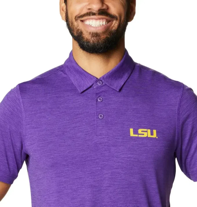 Herren-College-Tech-Trail™-Polohemd – LSU