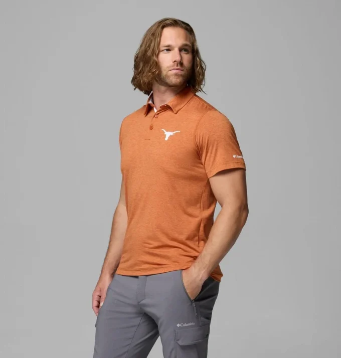 Herren-College-Tech-Trail™-Polohemd – Texas