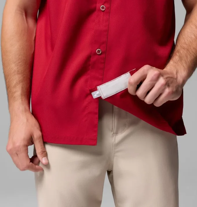 Herren-Collegehemd PFG Slack Tide™ Camp Shirt – Alabama