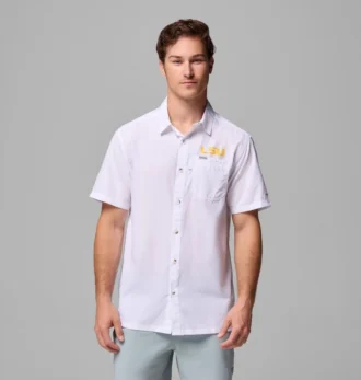 Herren-Collegehemd PFG Slack Tide™ Camp Shirt – LSU