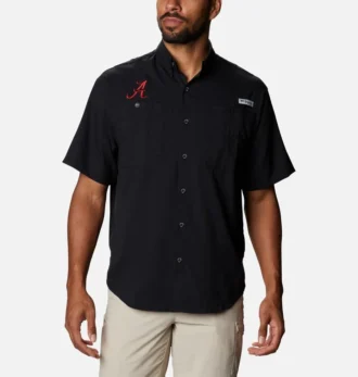 Herren-Collegehemd PFG Tamiami™ mit kurzen Ärmeln – Alabama