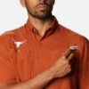 Herren-Collegehemd PFG Tamiami™ mit kurzen Ärmeln – groß – Texas