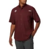 Herren-Collegehemd PFG Tamiami™ mit kurzen Ärmeln – groß – Texas A&M