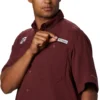 Herren-Collegehemd PFG Tamiami™ mit kurzen Ärmeln – groß – Texas A&M
