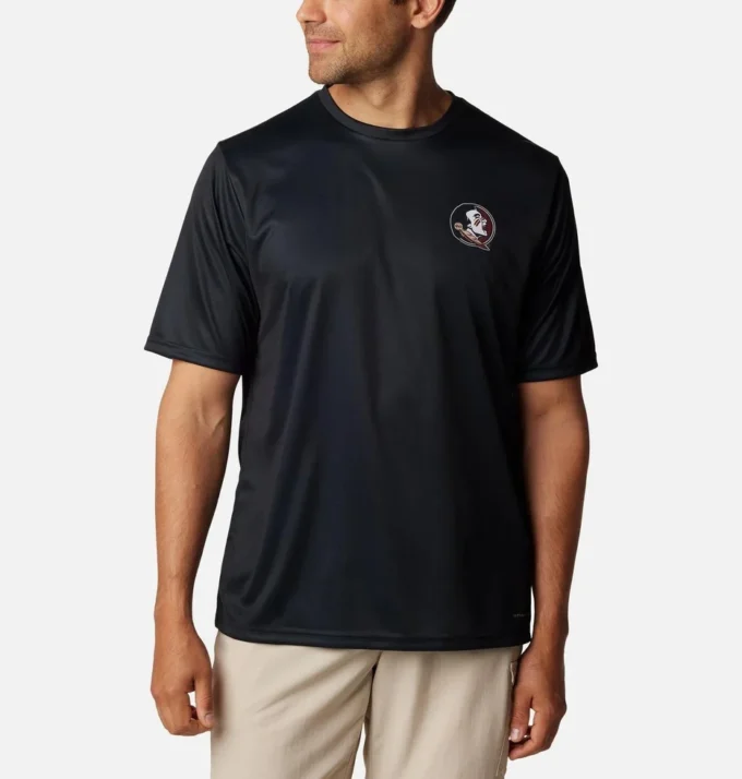 Herren-Collegehemd PFG Terminal Tackle™ mit kurzen Ärmeln – Florida State