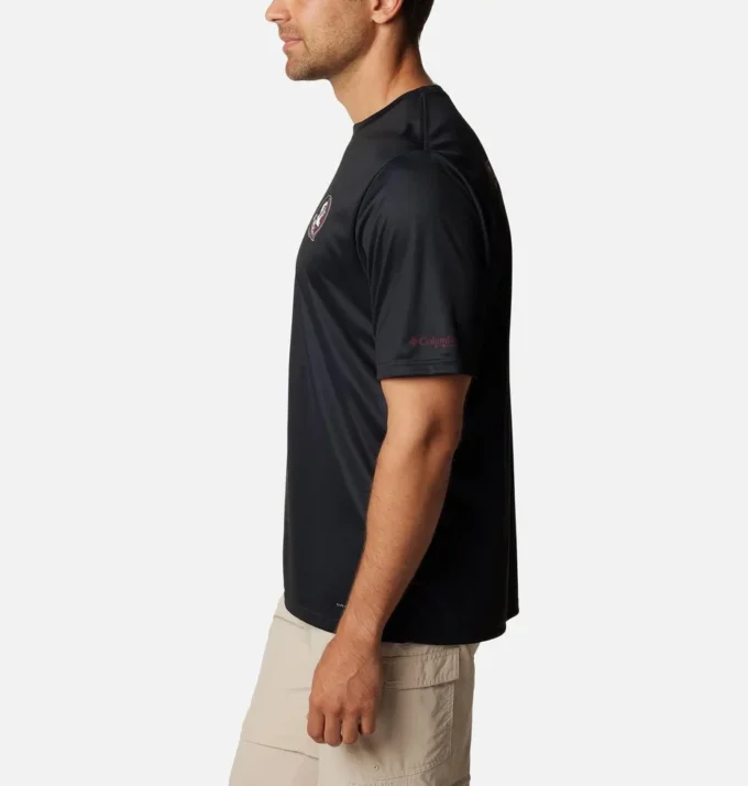 Herren-Collegehemd PFG Terminal Tackle™ mit kurzen Ärmeln – Florida State