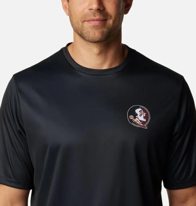 Herren-Collegehemd PFG Terminal Tackle™ mit kurzen Ärmeln – Florida State