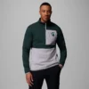 Herren-Collegejacke Columbia Hike™ mit halbem Reißverschluss – Michigan State