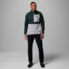 Herren-Collegejacke Columbia Hike™ mit halbem Reißverschluss – Michigan State