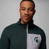 Herren-Collegejacke Columbia Hike™ mit halbem Reißverschluss – Michigan State
