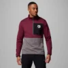 Herren-Collegejacke Columbia Hike™ mit halbem Reißverschluss – Texas A&M