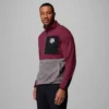 Herren-Collegejacke Columbia Hike™ mit halbem Reißverschluss – Texas A&M