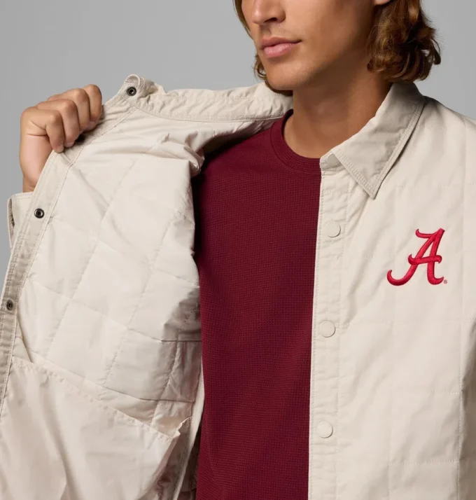 Herren Collegiate Campus Roam™ Steppjacke – Alabama