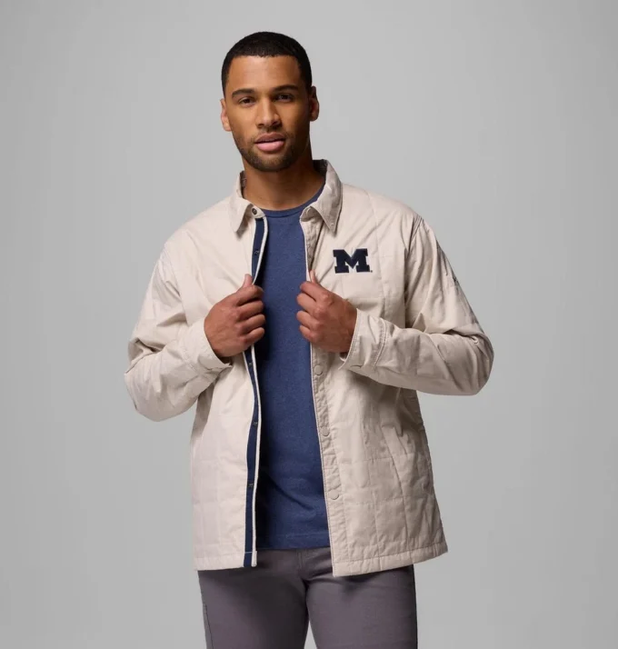 Herren Collegiate Campus Roam™ Steppjacke – Michigan