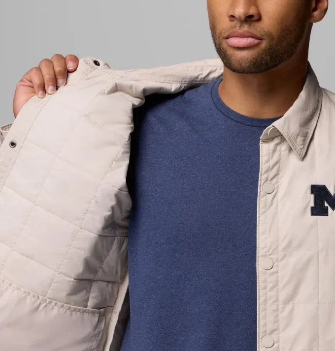 Herren Collegiate Campus Roam™ Steppjacke – Michigan