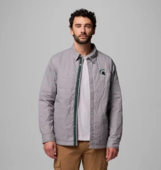 Herren Collegiate Campus Roam™ Steppjacke – Michigan State
