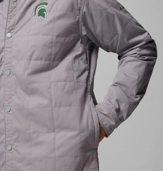 Herren Collegiate Campus Roam™ Steppjacke – Michigan State