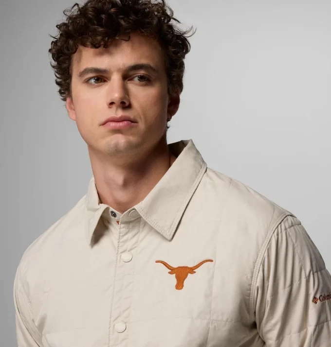 Herren Collegiate Campus Roam™ Steppjacke – Texas