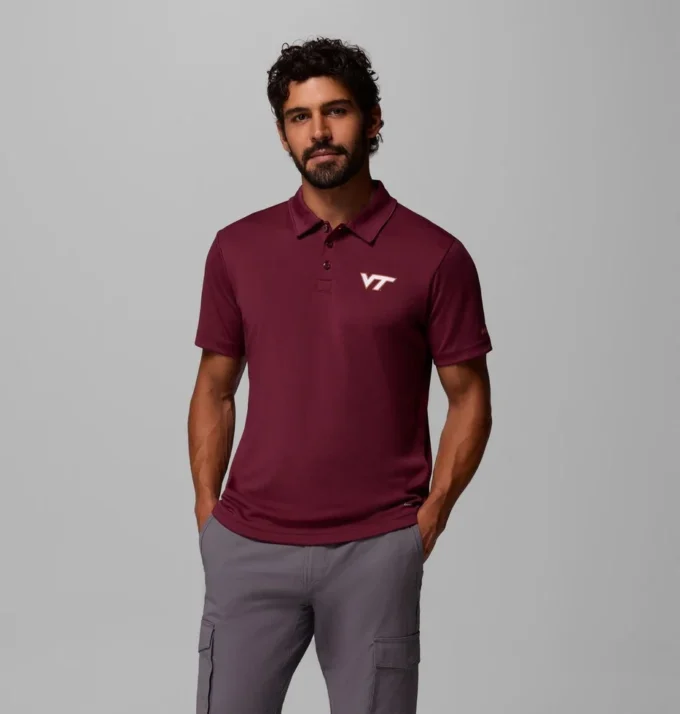 Herren Collegiate Fair Catch™ Polohemd – Virginia Tech