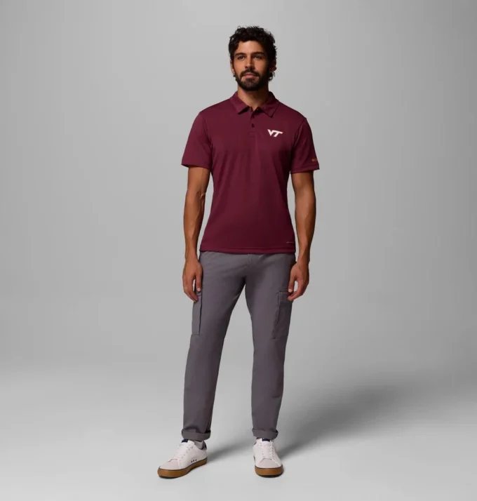 Herren Collegiate Fair Catch™ Polohemd – Virginia Tech