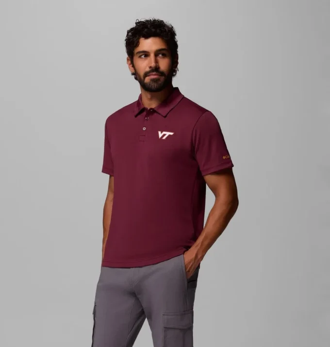 Herren Collegiate Fair Catch™ Polohemd – Virginia Tech