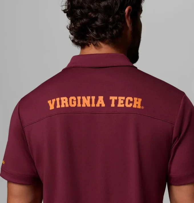 Herren Collegiate Fair Catch™ Polohemd – Virginia Tech