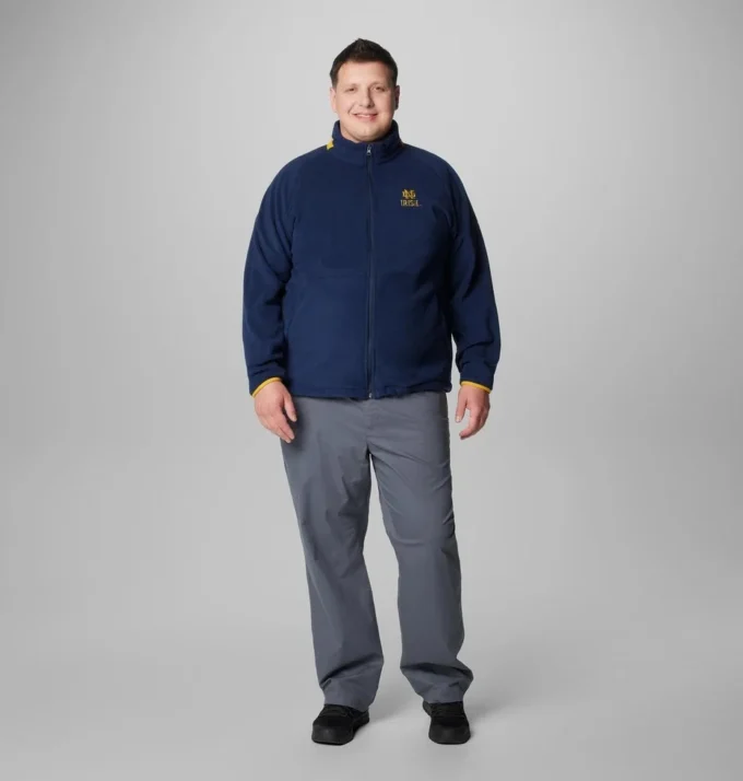 Herren Collegiate Flanker™ IV Fleecejacke – Big – Notre Dame